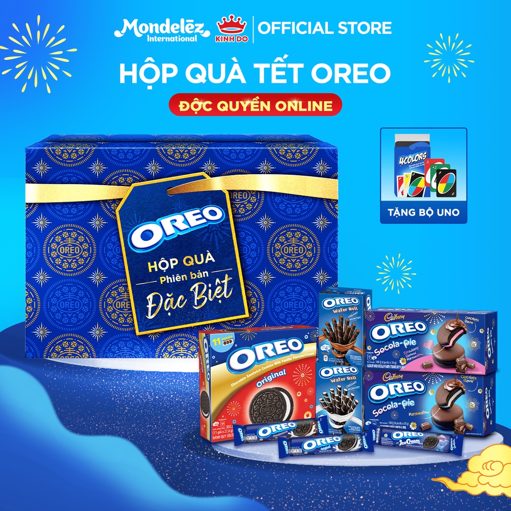 [ĐỘC QUYỀN ONLINE] Hộp quà tặng bánh OREO phiên bản đặc biệt 1010g