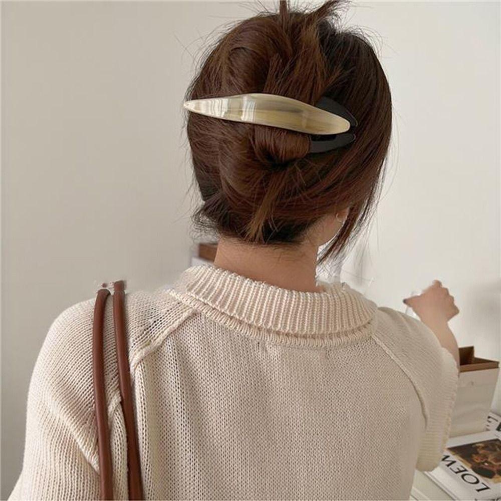 ANEMONE Kẹp Tóc Hình Cá Mập Phong Cách Vintage Thời Trang Cho Nữ