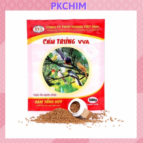 Cám chim Vương Việt Anh cám chim tổng hợp dạng viên Pkchim phụ kiện lồng chim