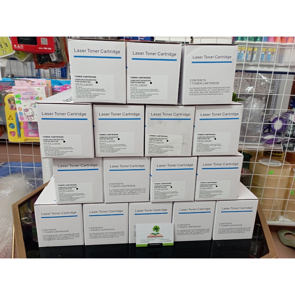 Hộp mực máy in Canon 2900/3000/HP1010 mới 100%, chưa rút siêu