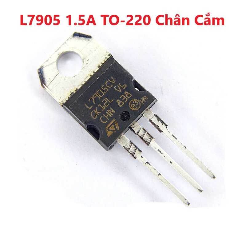 COMBO 3 CON IC Ổn Áp Nguồn Âm 5V 7905 L7905 L7905CV LM7905 7905CV 1.5A TO-220 Chân Cắm