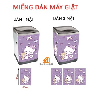 Decal dán máy giặt hello kitty tt - kt cm
