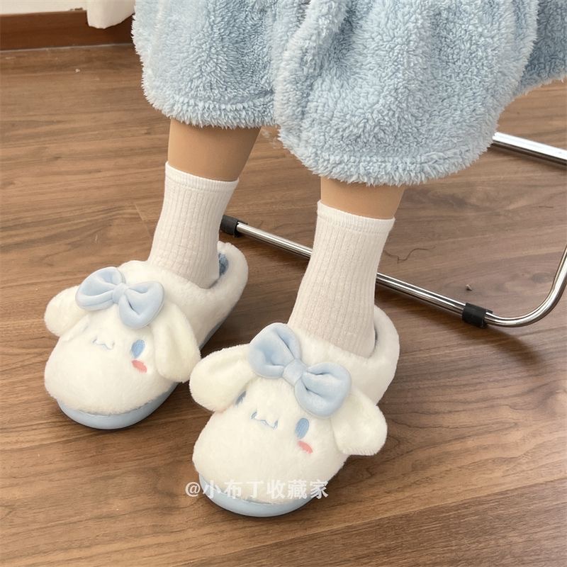 Babyfair. Dép Lông Đi Trong Nhà Trang Trí Hình Dễ Thương, Dép Lông Siêu Ấm