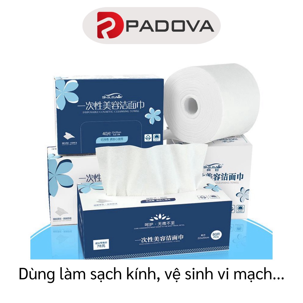 Hộp Khăn Giấy Khô Thấm Hút Tốt Lau Mặt, Vệ Sinh Linh Kiện Điện Tử PADOVA 7082