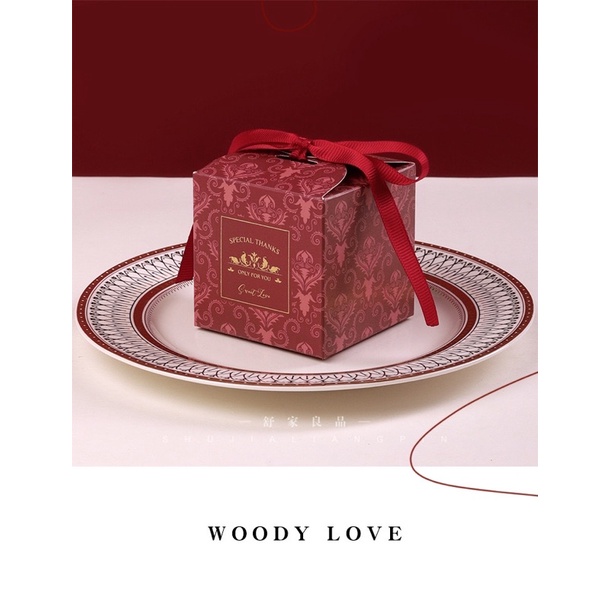 Hộp quà tặng Cảm ơn, hộp quà cưới mini tông màu sang trọng