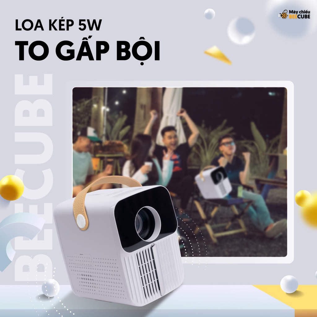 MÁY CHIẾU MINI BEECUBE X2 MAX FULL HD 1080P ANDROID BẢO HÀNH 12 THÁNG CHÍNH HÃNG