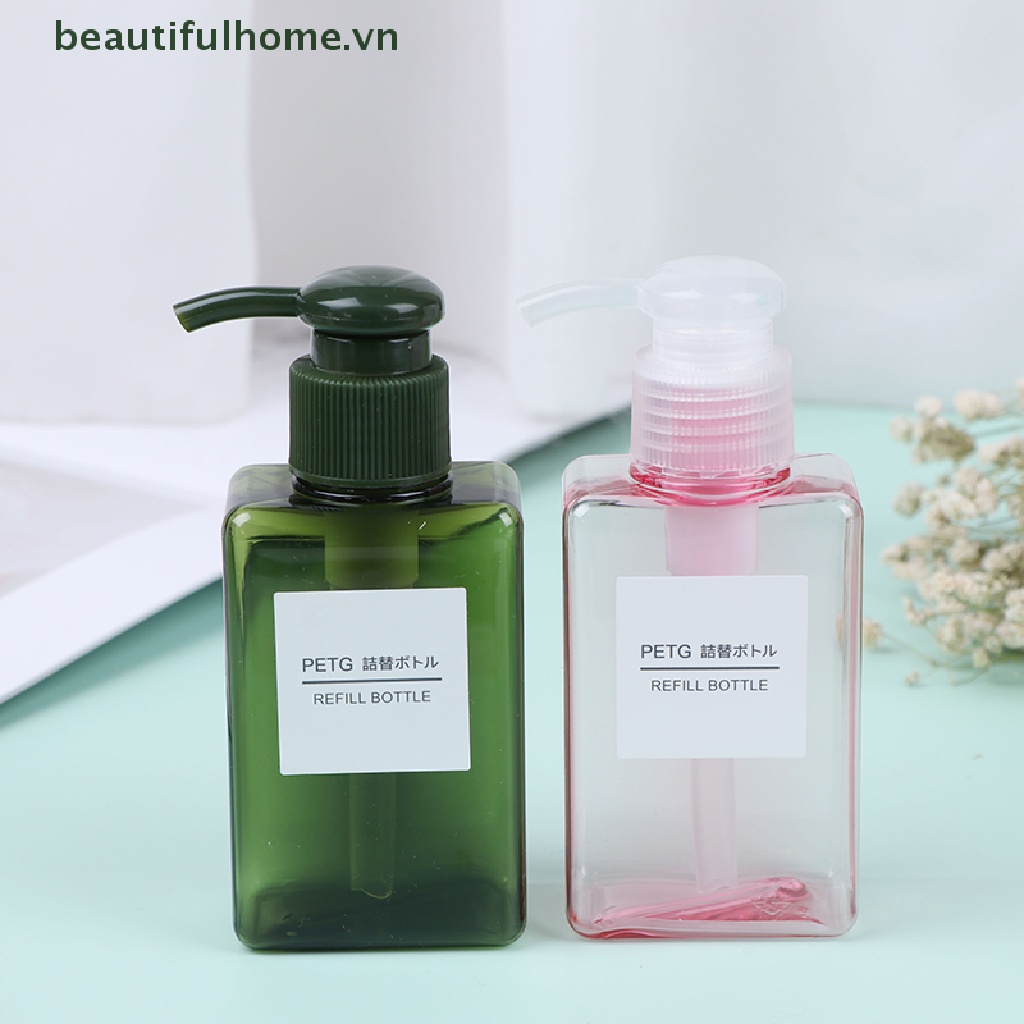 Bình Rỗng 100ml Đựng Dầu Gội / Sữa Tắm Dạng Nhấn Tiện Dụng