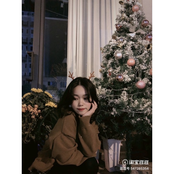 Bờm giáng sinh, cài tóc tuần lộc noel