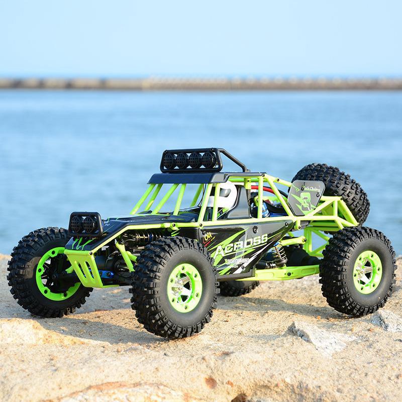 Weili 12428 tốc độ cao 4 bánh xe địa hình leo núi 50KM cuộc đua 1:12 RC drift xe ô tô điều khiển từ xa xuyên biên giới