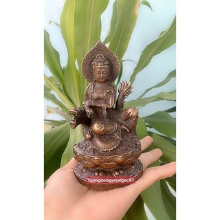 Tượng đồng quan âm cưỡi rồng