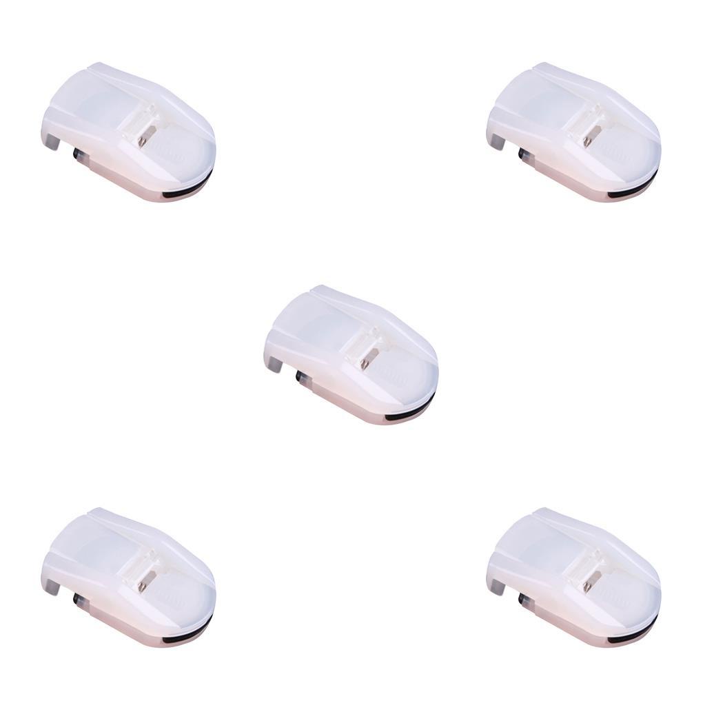 1 / 2 / 3 / 5 Kẹp Uốn Mi Bằng Nhựa 3 Màu Tùy Chọn Cho Người Mới Bắt Đầu Trang Điểm