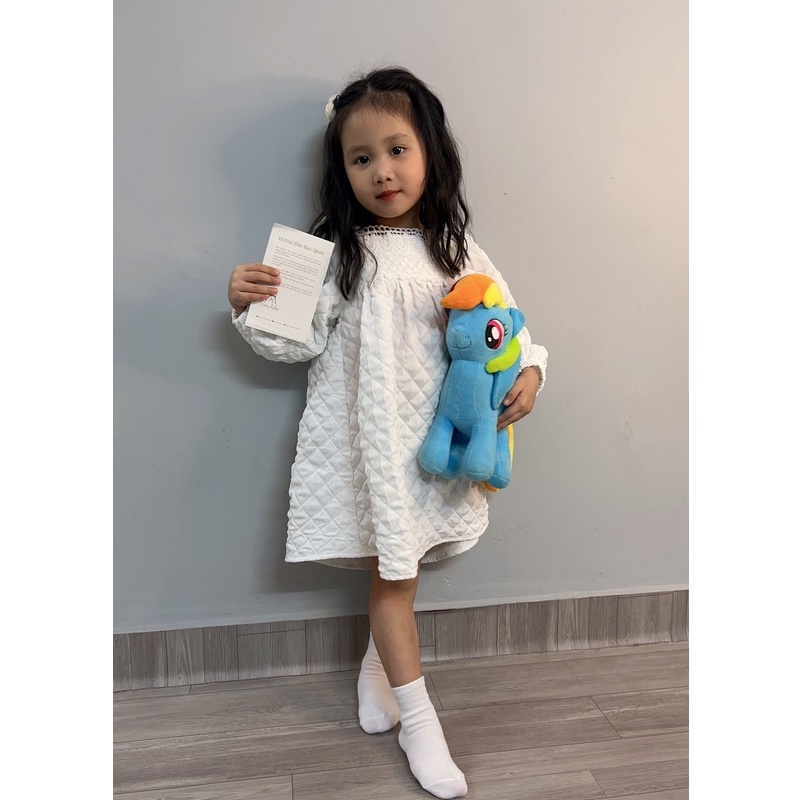 Váy bé gái Sora.bébé Jaimin Dress dáng babydoll chất liệu xốp cao cấp bồng bềnh