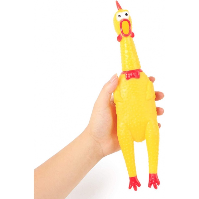 Đồ Chơi Gà Cao Su Mini Có Tiếng Kêu Vui Nhộn Cho Bé