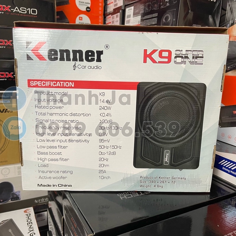 Loa Sub ôtô Kenner K9 Supper One