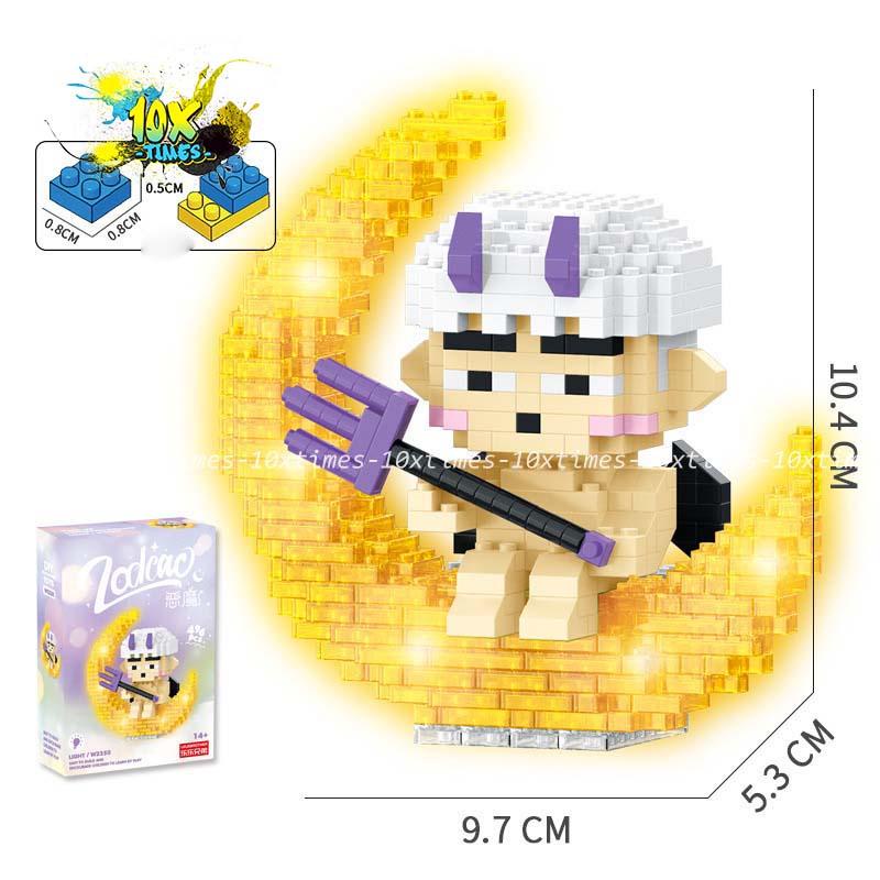 Mô hình lắp ráp cung hàng đạo phát sáng 10 cm