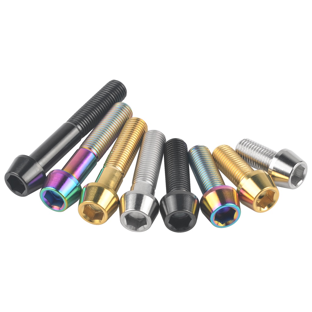 Ốc vít titan WANYIFA M10X20-100mm DIN912 tiêu chuẩn cho kẹp phanh xe mô tô