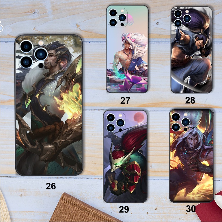 Ốp Iphone 12 / 12 Pro Max in hình tướng yasuo liên minh huyền thoại