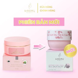 Kem dưỡng trắng body cấp tốc SAKIMY 100g tặng serum SAKIMY chính hãng mẩu mới