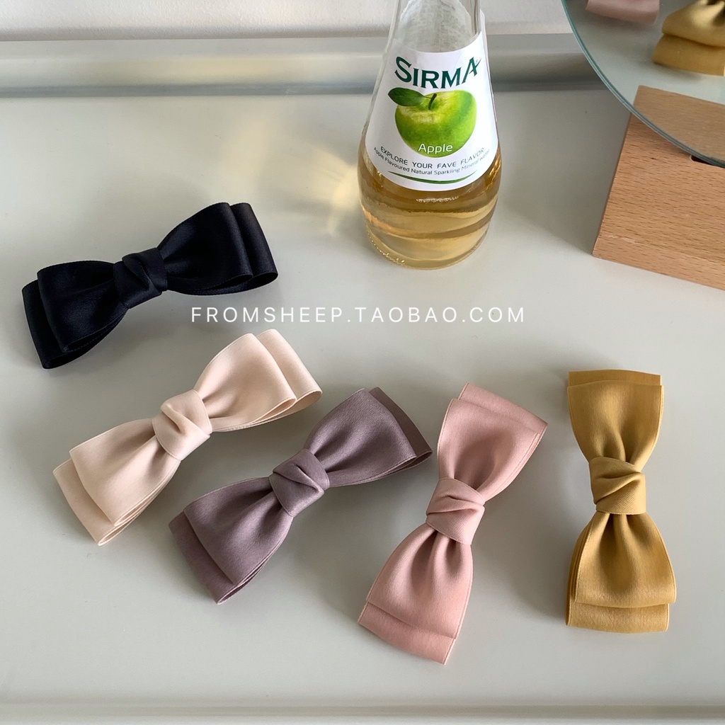 Kẹp Tóc Đính Nơ Phong Cách Hàn Quốc Cho Nữ