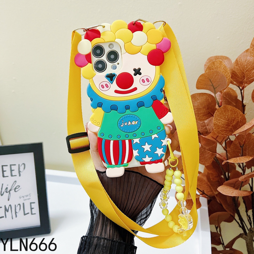 Ốp Điện Thoại Hình Chú Hề Cho OPPO Reno 7 7Z 7PRO 8 8Z 8PRO 6 6Z 6PRO 5 5Z 5PRO 5F 4 4F 4PRO 4Z 4SE 3 2 2Z 2F LITE R15 R17