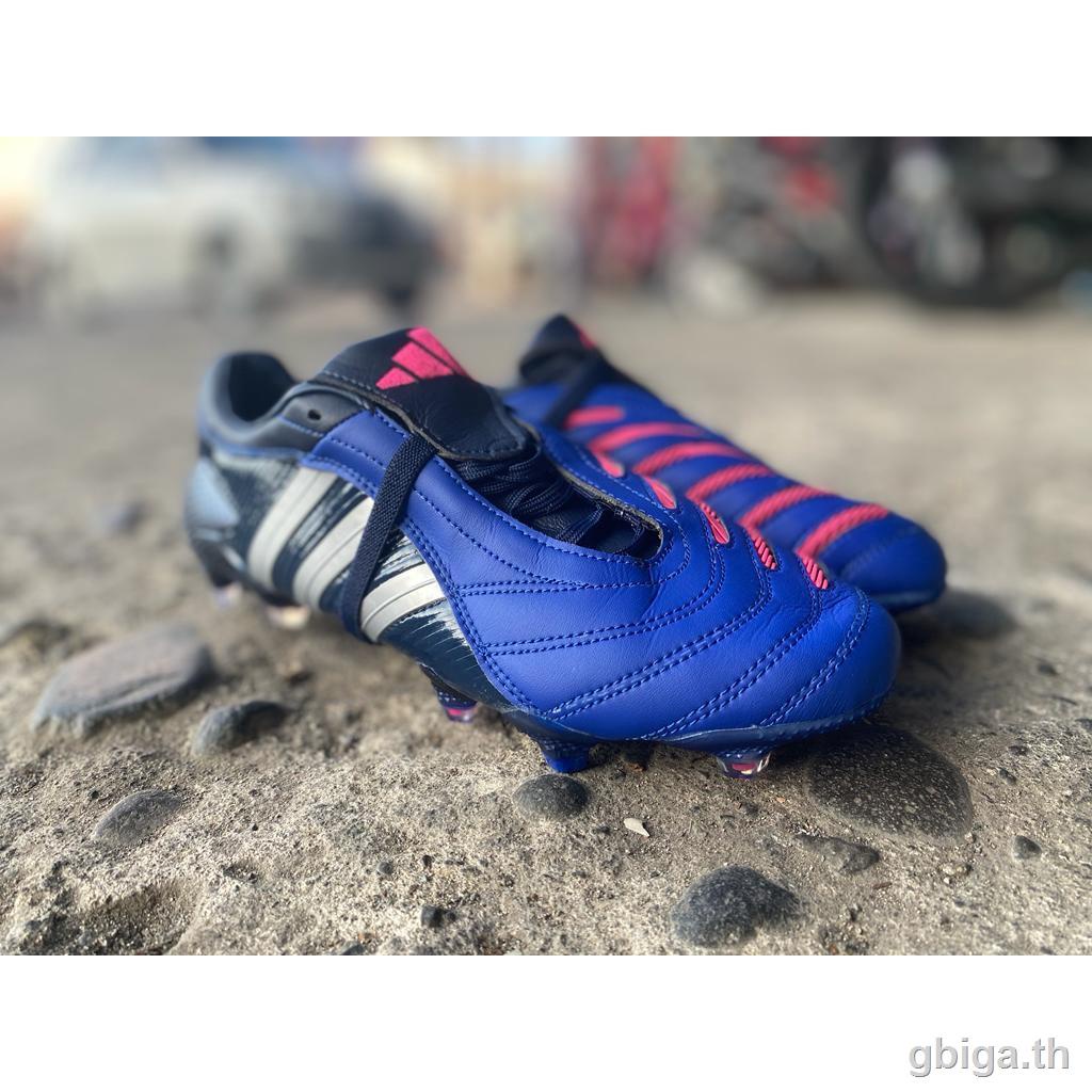 Giày Thể Thao Adidas Predator pulse FG ucl-bold Phối Kim Loại Màu Xanh Dương Cho Nam Và Nữ