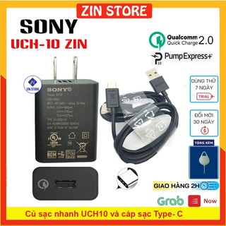 Bộ củ sạc nhanh SONY UCH10 (Quick Charge 2.0) Chính hãng - BH 24 tháng