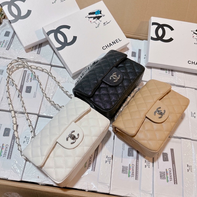 Túi xách cnl classic da hạt full box ảnh thật + video