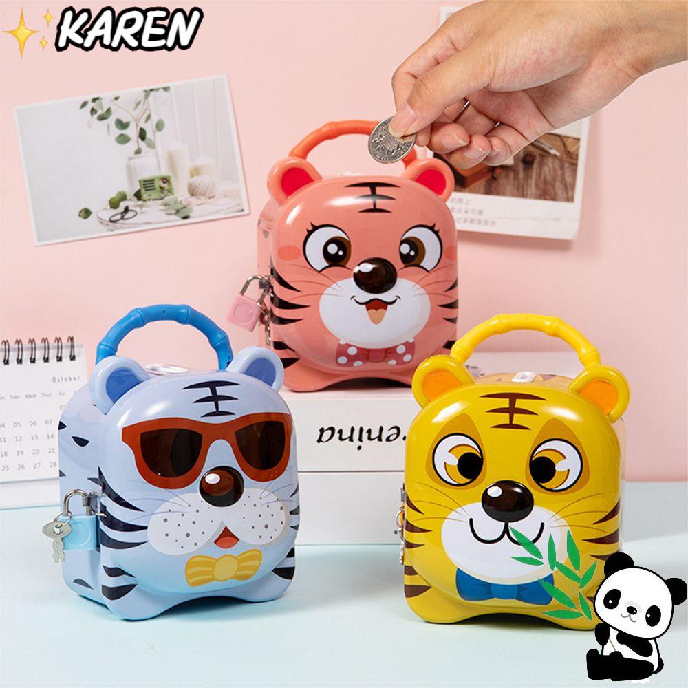 Hộp Đựng Tiền Tiết Kiệm Hình Chú Hổ Năm Mới Dễ Thương Cho Bé