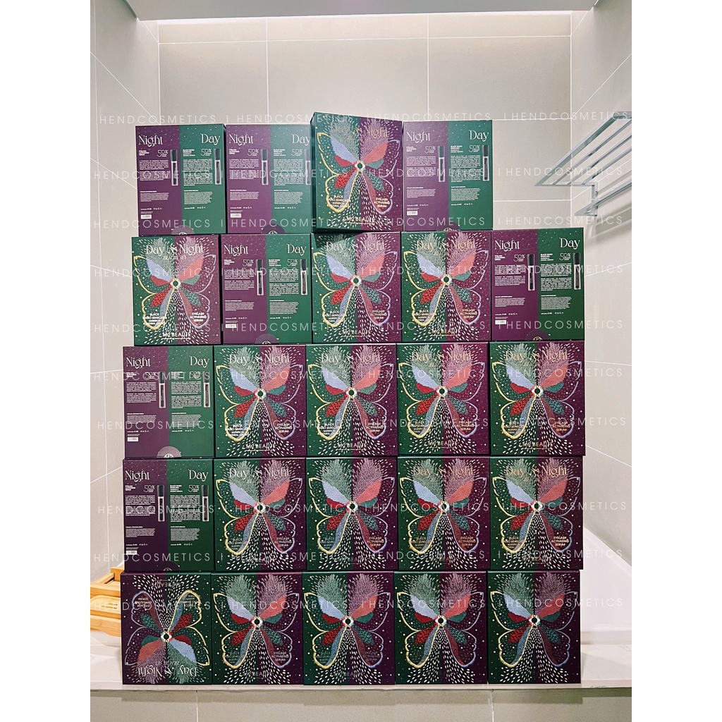 Set serum mọc mi và mascara dưỡng mi M2 Beaute Day & Night Beauty Set