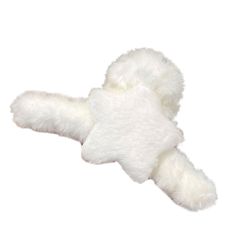 Kẹp Tóc Hình Cá Mập Phối Lông Dễ Thương Cho Nữ