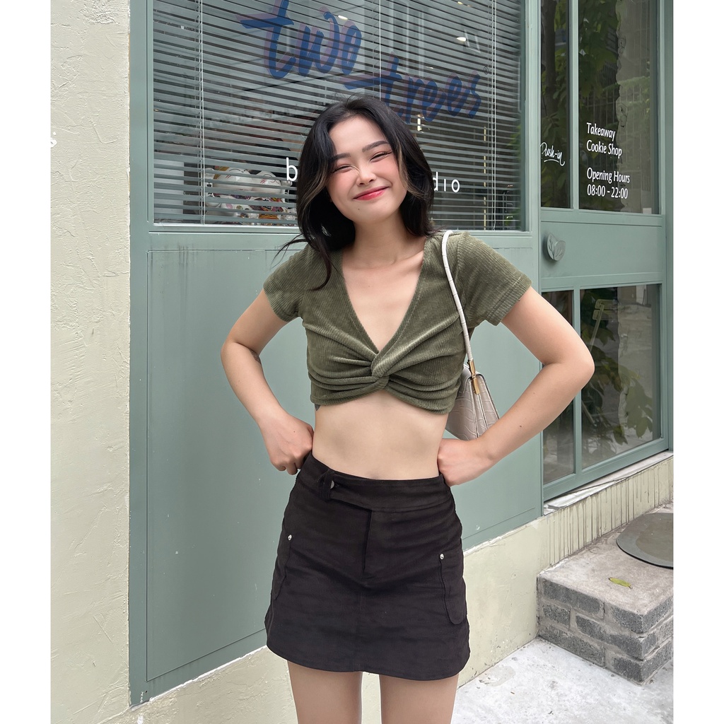 Chân Váy Ngắn PRADIES Pocket Mini Skirt