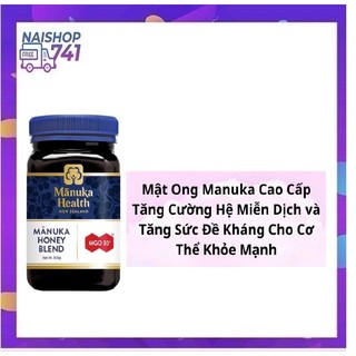 Mật ong manuka honey manuka health mgo 30+ new zealand hộp 500g