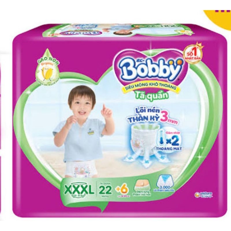 Tã quần Bobby M42, L36, XL34, XXL28, XXXL22