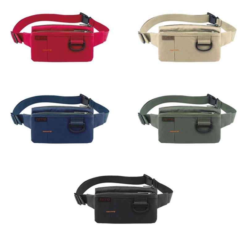 Túi Đeo Hông Chống Trộm Có Khóa Kéo Phong Cách Thể Thao Cho Nam Và Nữ