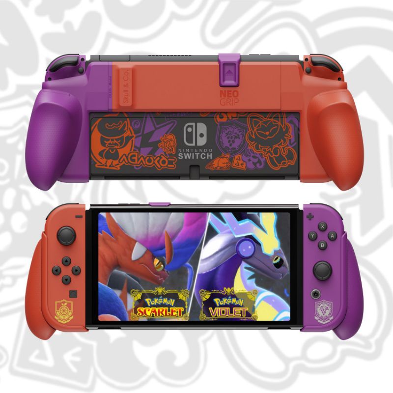 Ốp bảo vệ Neogrip (Skull & Co) phiên bản Pokémon Scarlet & Violet cho máy Nintendo Switch
