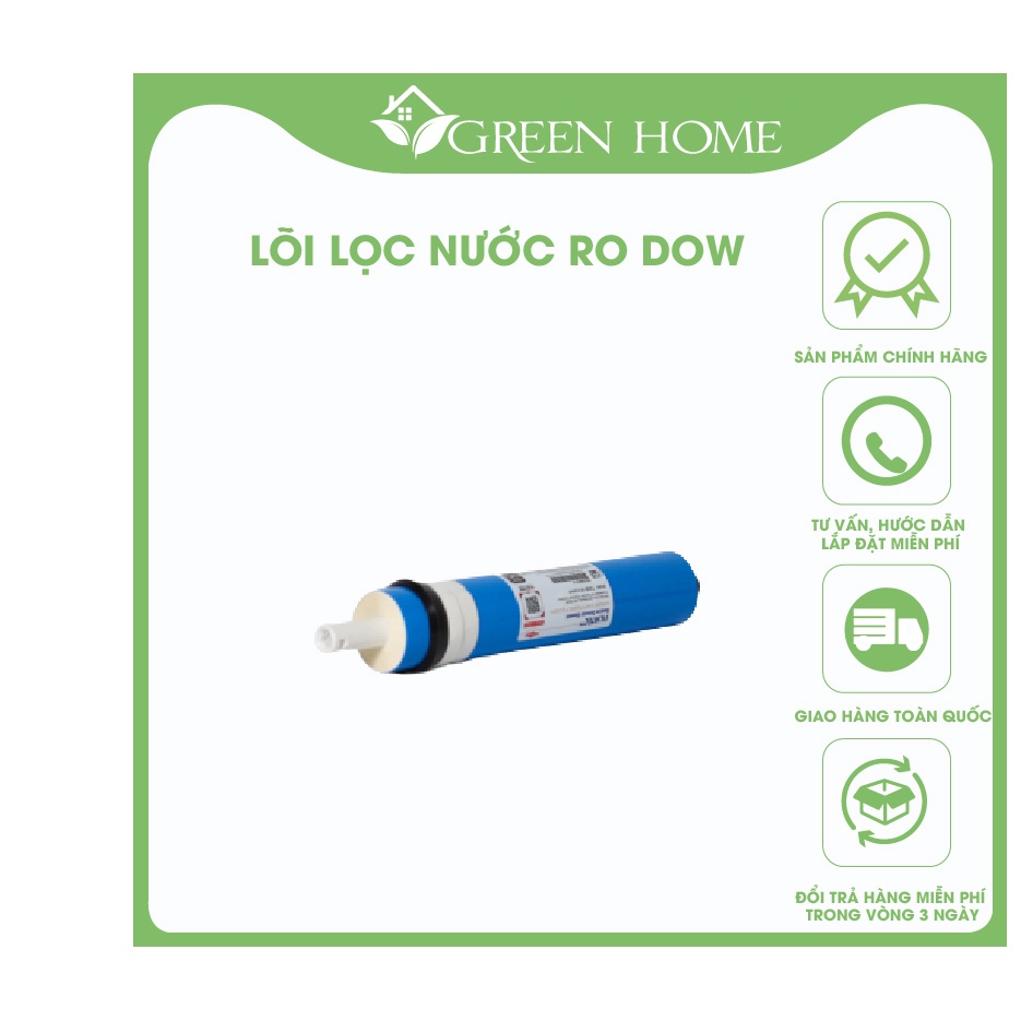 Lõi lọc nước, RO DOW filmtec, Lõi lọc nước máy sử dụng tất cả máy lọc nước Ro Chính hãng