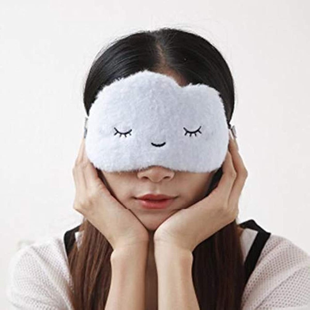Miếng Bịt Mắt Ngủ Hình Đám Mây Hoạt Hình Siêu Mềm
