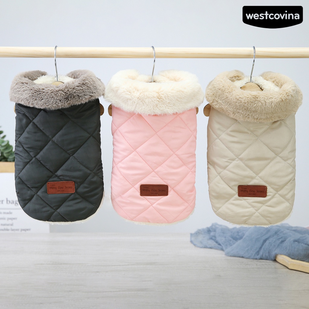 [Hot]♝Áo Khoác Giữ Ấm Màu Sắc Thời Trang Cho Thú Cưng