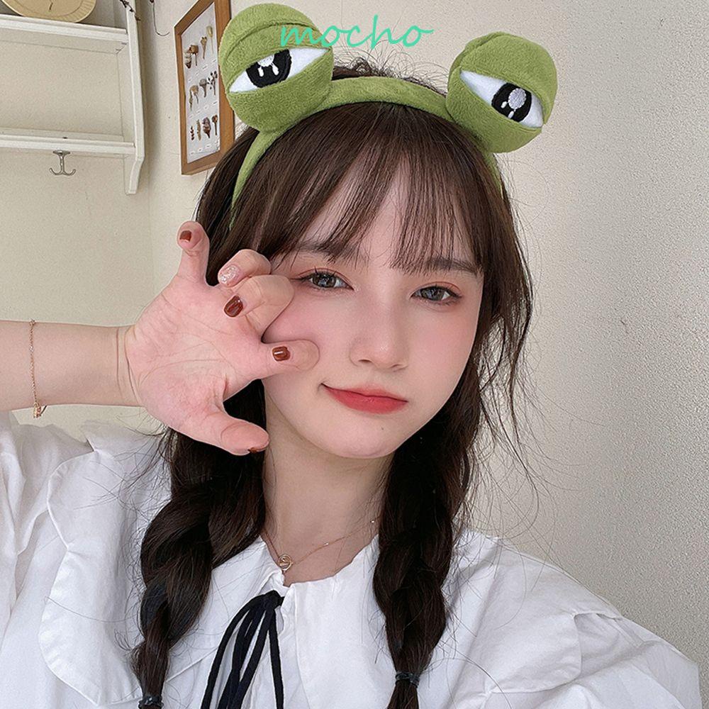 Cài Tóc Vải Lông Hình Chú Ếch Chống Trượt Thời Trang Cho Bạn Gái