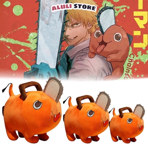 Gấu bông anime Chainsaw Man Pochita nhồi bông dễ thương ALULI