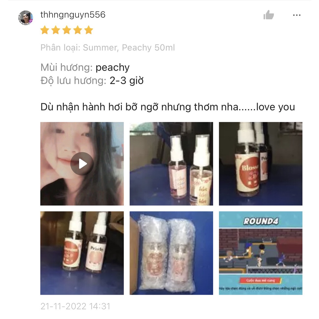 Xịt Thơm Quần Áo Hương Nước Hoa, Xịt Khô Lưu Hương Lâu Fabric Perfume 50ml | BigBuy360 - bigbuy360.vn