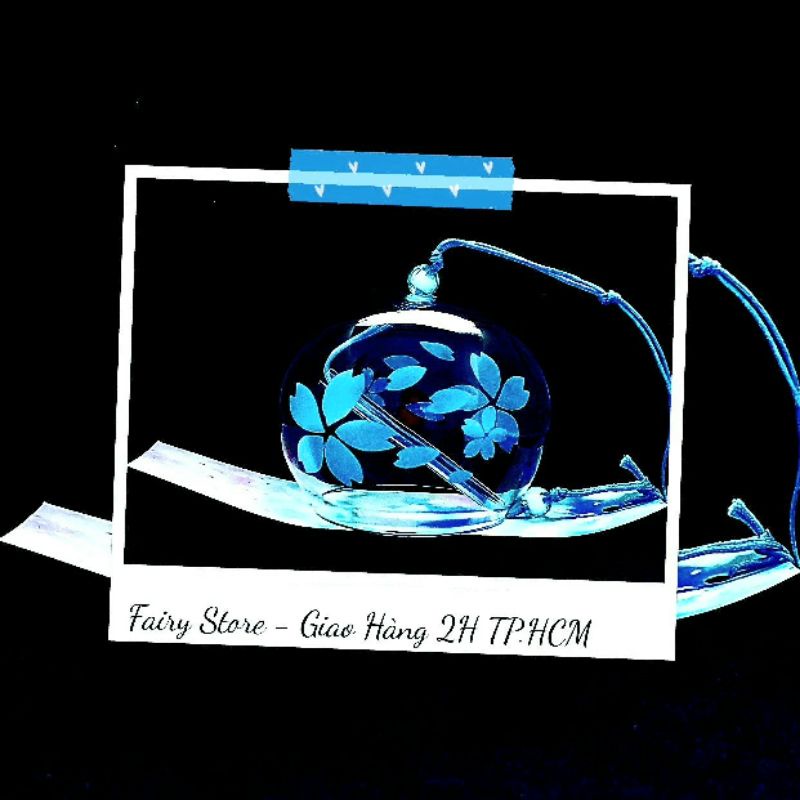 Chuông Gió Thủy Tinh Hoa Anh Đào