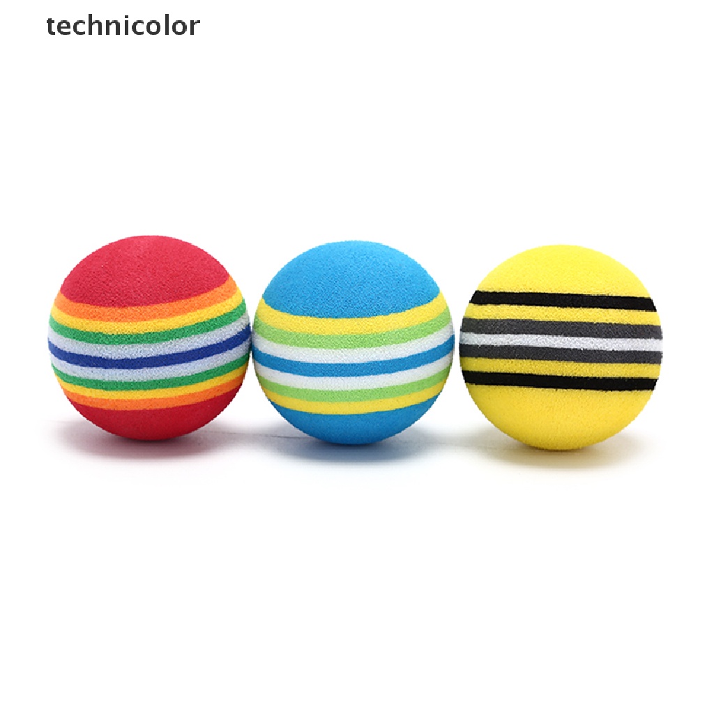 Set 10 Quả Bóng Golf Bằng Xốp Nhiều Màu Sắc Hỗ Trợ Luyện Tập