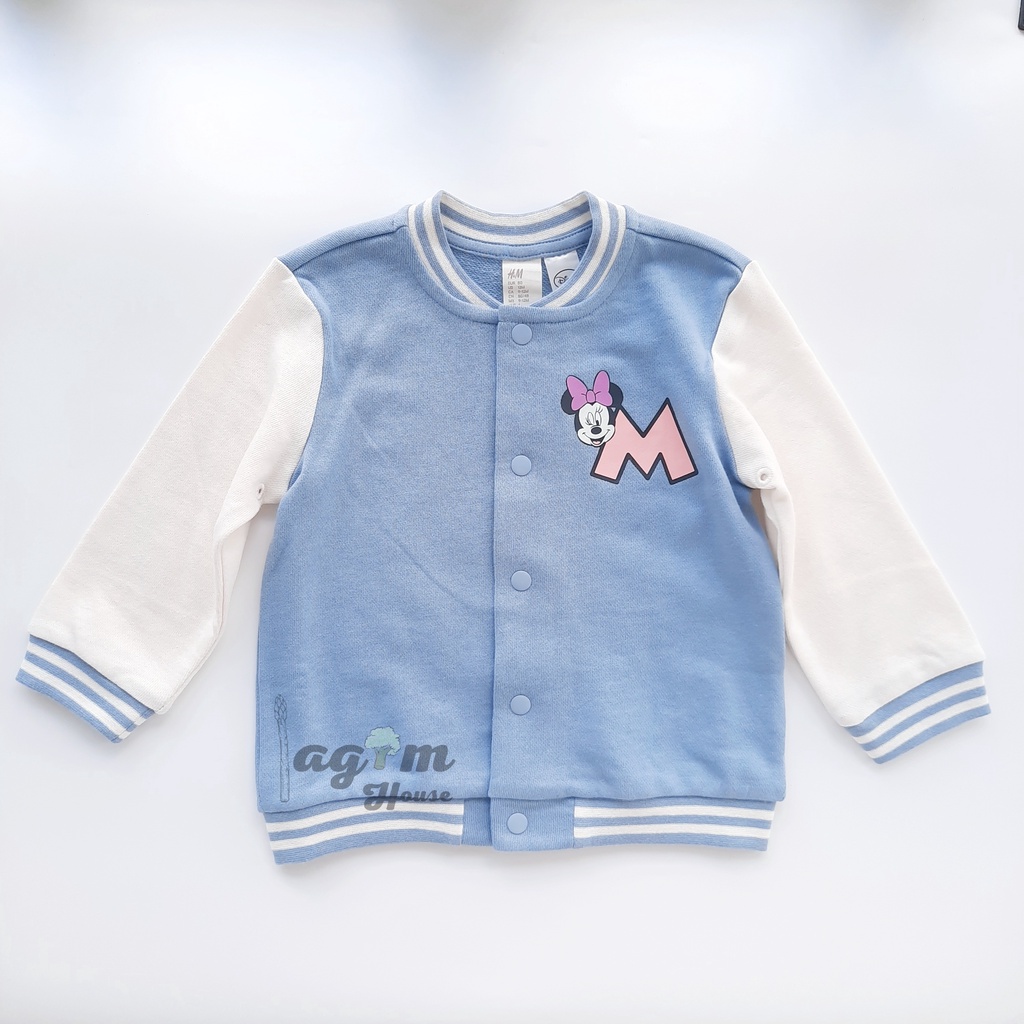Áo khoác bomber Minnie HM auth cho bé gái 8-17kg - Lagim House