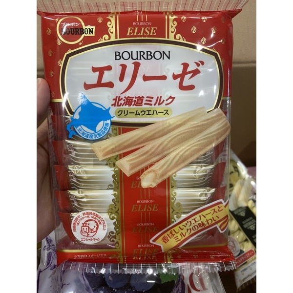 Bánh quế vị sữa Bourbon Elise vị Sữa Hokkaido