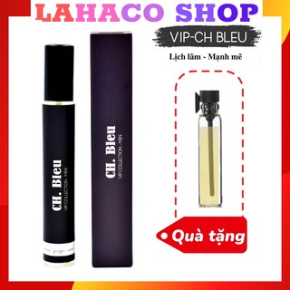 Tinh dầu nước hoa dạng lăn Nam Ch Bleu,Tinh dầu nước hoa cho nam chính hãng mini giá rẻ 12ml Lahaco Shop