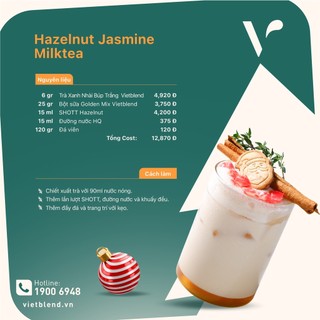 Syrup SHOTT Vị Hạt Dẻ (Hazelnut) Chai 1 Lít