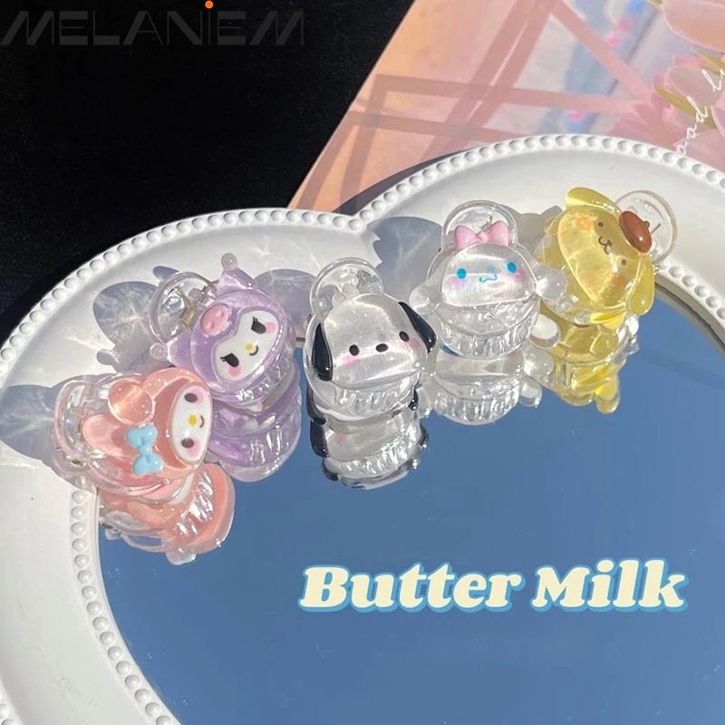 Kẹp Tóc Móng Vuốt Nhỏ Hình Anime Kuromi My Melody Dễ Thương Cho Bé Gái