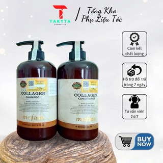 Cặp GỘI XẢ MEFASO COLLAGEN 850ml x 2