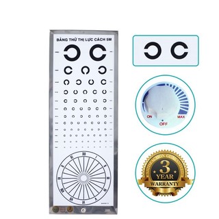 Hộp kiểm tra thị lực treo tường ,đèn LED